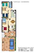 3 bedrooms ground floor