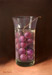 Uvas en agua