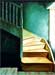 Escalera en verde